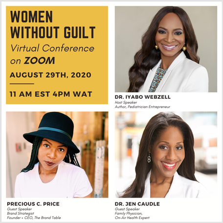 Women Without Guilt Conference August 29th, 2020