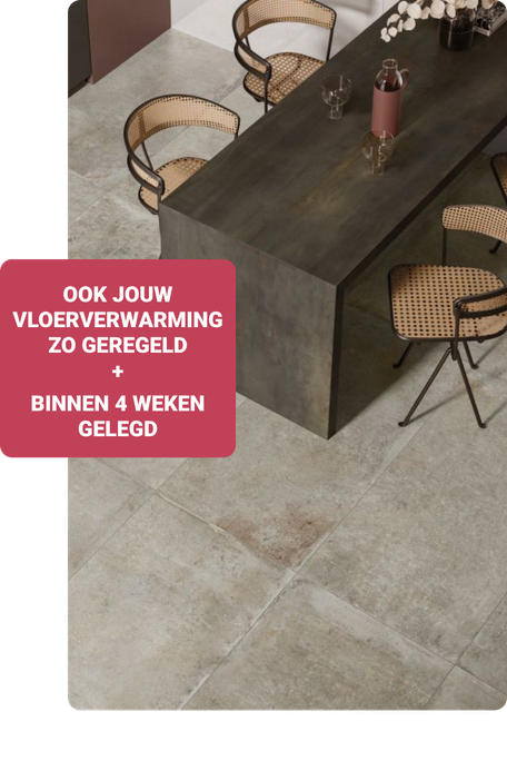 Comfort all-in tegelvloer