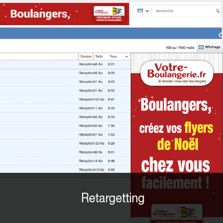 Retargetting - newsletter - campagne adroll