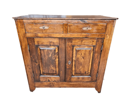 CREDENZA IN PIOPPO INTEGRA EPOCA XVIII SECOLO RESTAURATA