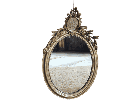 SPECCHIERA CAMINIERA DORATA ORIGINALE EPOCA XIX SECOLO 