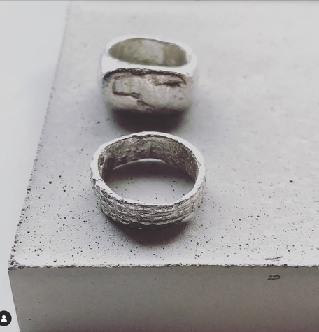 Product Photography Styling Inspiration With PASiNGA Concrete Sculptures Image by Angela Georgiou Jewellery