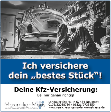 Post Maximilian Moos Versicherungsmakler Weinstraße Kfz Versicherung 112020