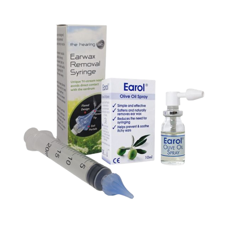 Earwax removal syringe kit