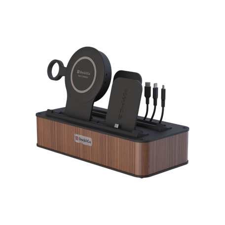 Holzelemente an der Dock&Go Style Handy Ladestation