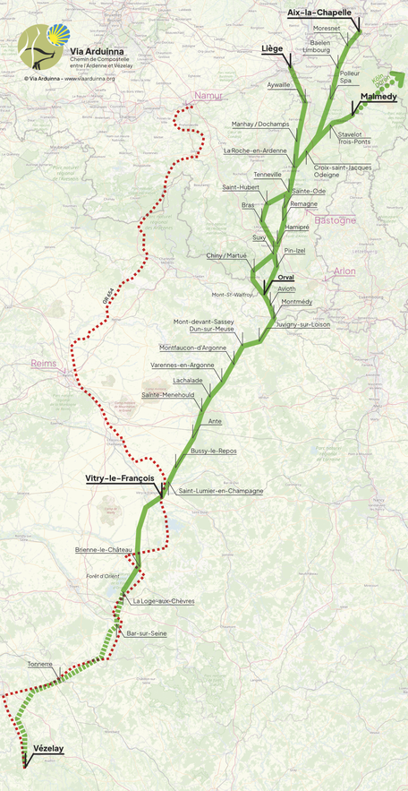 Via Arduinna : les étapes