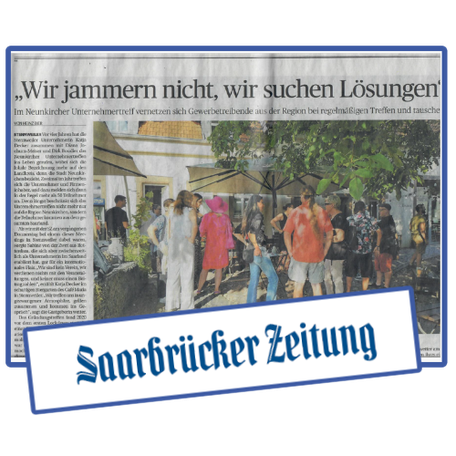 SZ-Artikel Netzwerktreffen Neunkircher Netzwerk 365NN