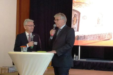 Dieter Hütte, Geschäftsführer der TMB, moderiert den Tourismustag 2017