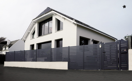 portail clôture portillon bois aluminium pvc sur-mesure corrèze