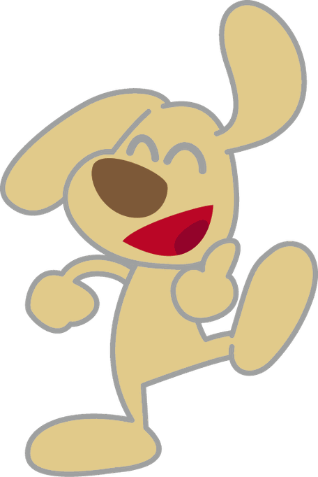 イラストの例　弊社キャラクター　スパーキー
