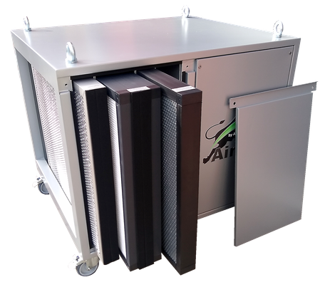 AirBull HEPA H14 Filter mit 99,995 % Abscheidegrad – DIN EN 779 / ISO 16890 konformes Filtersystem