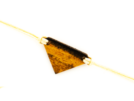 Armband Armbändchen Ebenholz weiß Mia