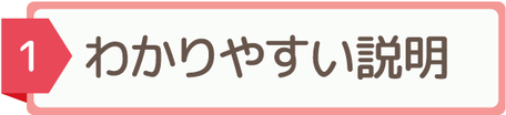 わかりやすい説明