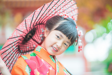 七五三撮影　北井香苗　出張カメラマン　出張撮影　7歳七五三　東京　深大寺　家族写真　ロケーションフォト　七五三　