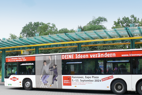 DOW Deutschland – IdeenExpo & Bürgerkommunikation >> Messe, 3D/Stand, Kampagne, Beschriftung, B2C, Bildung