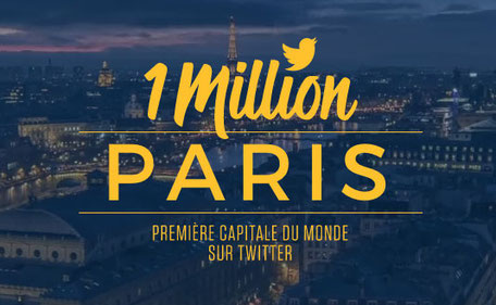 paris, twitter, million, followers,