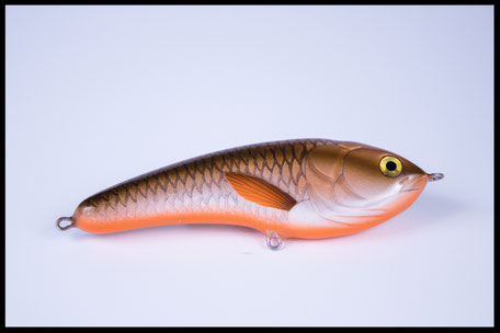 Jerkbait ROLF 15.0 im Copperhead Dekor