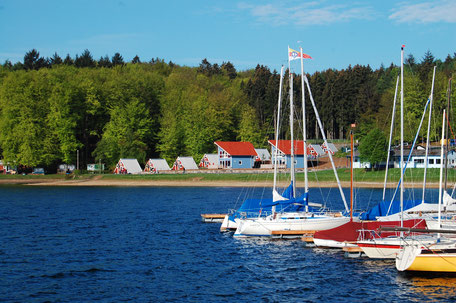 Beautiful Swedish lodges by the waterside