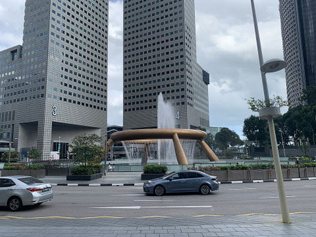 "Fontäne des Wohlstands" in Singapur