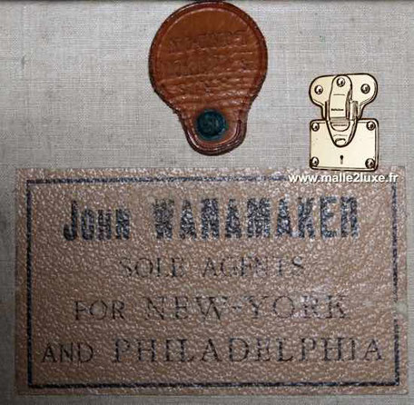 Etiquette agent John wanamaker Sole agents for New-York And philadelphia