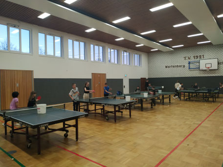 wenn alle "Minis" da sind, haben sie bis zu 6 (!) Betreuer zur Seite - ein optimales Verhältnis