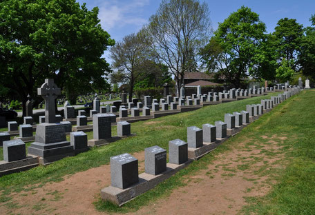 Titanic-Gräber am Fairview Lawn Friedhof, Halifax