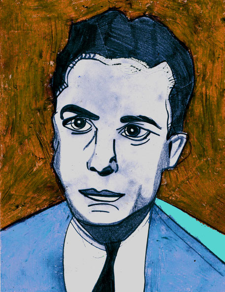 Albert Camus young (II) (c) Miriam Gil