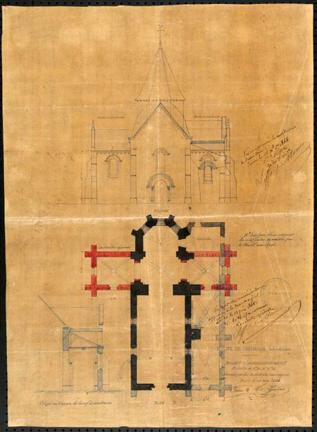 Projet d'agrandissement 15 mai 1865