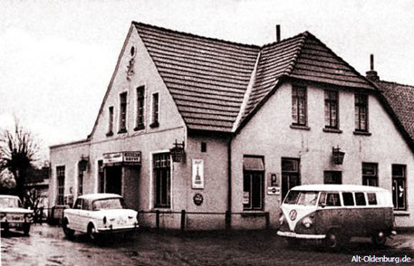 Der Schützenhof kurz nach der Übernahme von Arno Decker. Der Lebensmittelhandel war aufgegeben worden (1963)