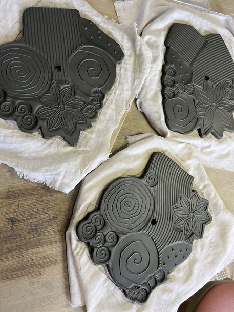 陶芸家　女性陶芸家　ブログ　陶芸　陶器　笠間焼き　食器　皿　時計板