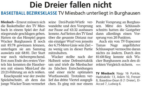 Bericht im Miesbacher Merkur am 3. Mai 2023 - Zum Vergrößern klicken