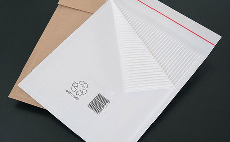Sobres Acolchados Ecológicos ECO-FICKOR Blancos o Kraft