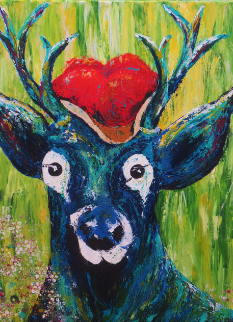 Ich bin ein Schwarzwälder ,  Acryl auf Leinwand , 60 x80 cm , BNr. 313