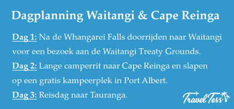 Dagplanning Waitangi & Cape Reinga