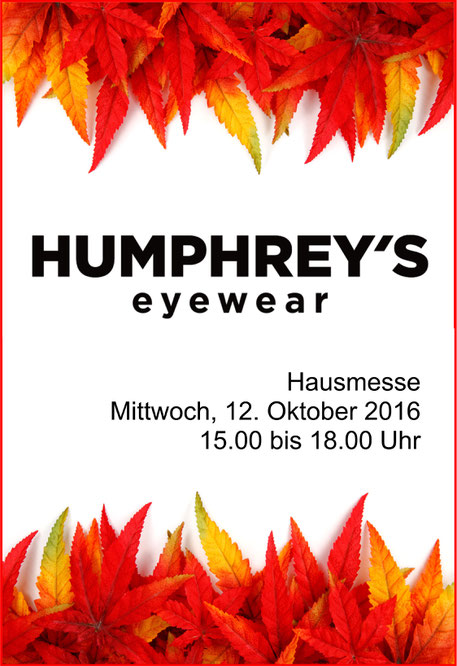Humphrey's Eyewear exklusiv in Spremberg bei Ihrem Optiker