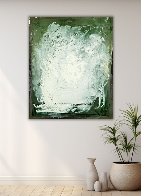 acrylic on canvas, 120 x 100 x 4 cm 