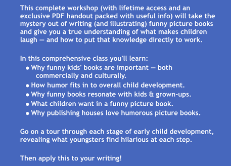 Learn why editors love funny books, how humor fits into child development, why funny books are important - learn from an experienced editor