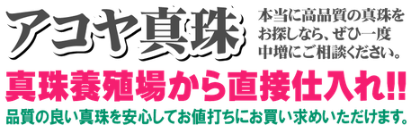花珠真珠，花珠パール，パールネックレス，品質重視，お値打ち，格安，安心，真珠養殖場