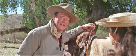 John Wayne shot this scene with Stephanie Powers for "McLintock" on the Ralph Wingfield Ranch, east of Nogales, Arizona. 