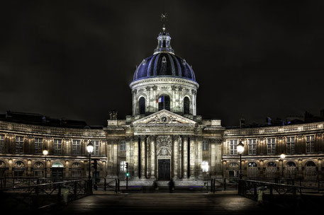 L'Institut de France, quai de Conti, à Paris