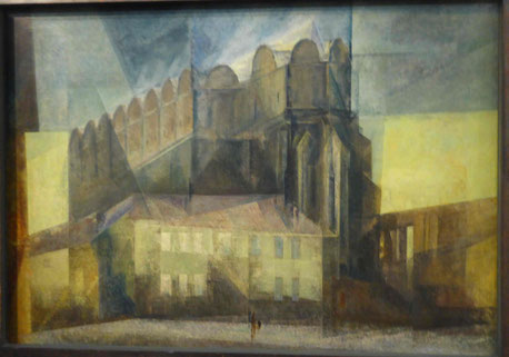 Der Dom zu Halle, Bild von Lyonel Feininger, Foto: Weil