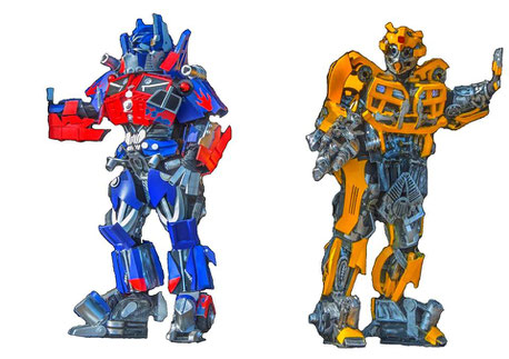 mascotte transformers ,robot transformers bumblebee et optimus pour vos fetes ,carnaval, showlive, club, party , soirée, kids, enfant , animation transformers