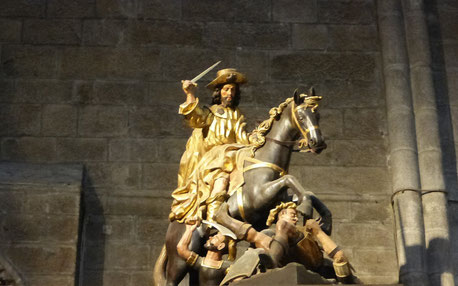 St Jacques dans la cathédrale de Ourense