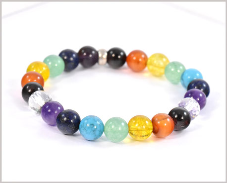 Chakra Armband mit Bergkristall Edelstein  22,90 €