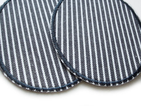 Bild: Hosenflicken zum aufbügeln, oshkosh Jeans grau Flicken für Kinder