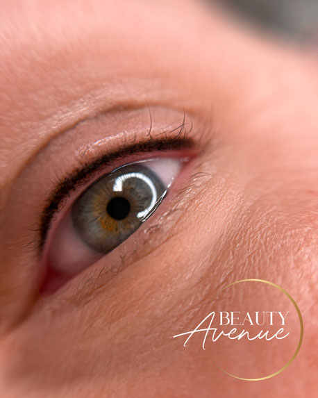 unteres Lid oberes Lid permanent, Babyliner Wimpern