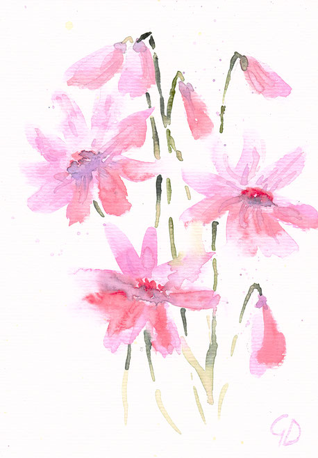 Blumen 3, A5, 100€