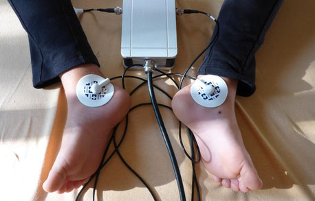 Anwendung der Vitalfeldtherapie