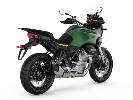 Moto Guzzi Stelvio PFF - Ansicht von hinten rechte Seite