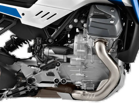 Moto Guzzi Stelvio - Duecento Tributo - Ansicht Motor rechte Seite